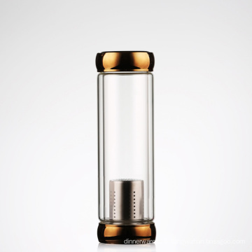 New Product Glass Bottle Tea Tumbler